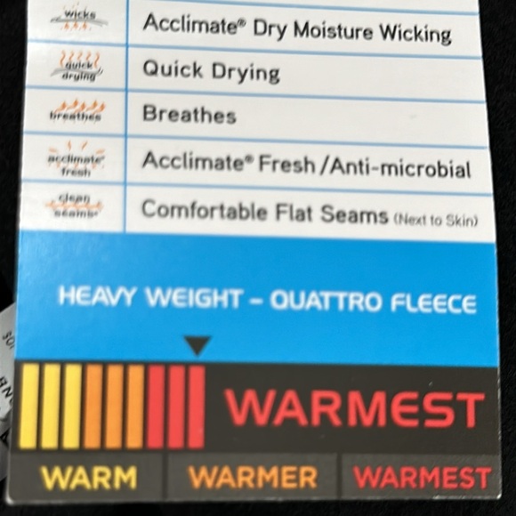 PolarMax QUATTRO FLEECE BASELAYER CREW (4.0) - Black - Picture 9 of 16